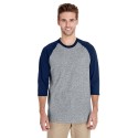 Gildan Adult Heavy Cotton™ 3/4-Raglan Sleeve T-Shirt